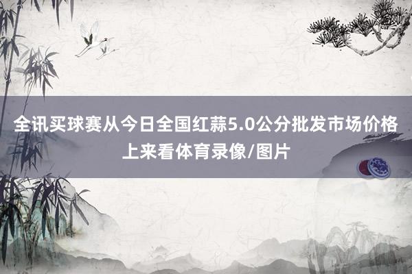 全讯买球赛从今日全国红蒜5.0公分批发市场价格上来看体育录像/图片