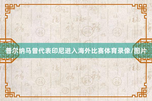 普尔纳马曾代表印尼进入海外比赛体育录像/图片