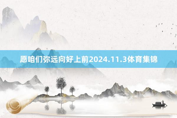 愿咱们弥远向好上前2024.11.3体育集锦